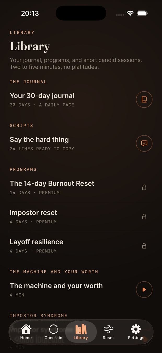 Session library